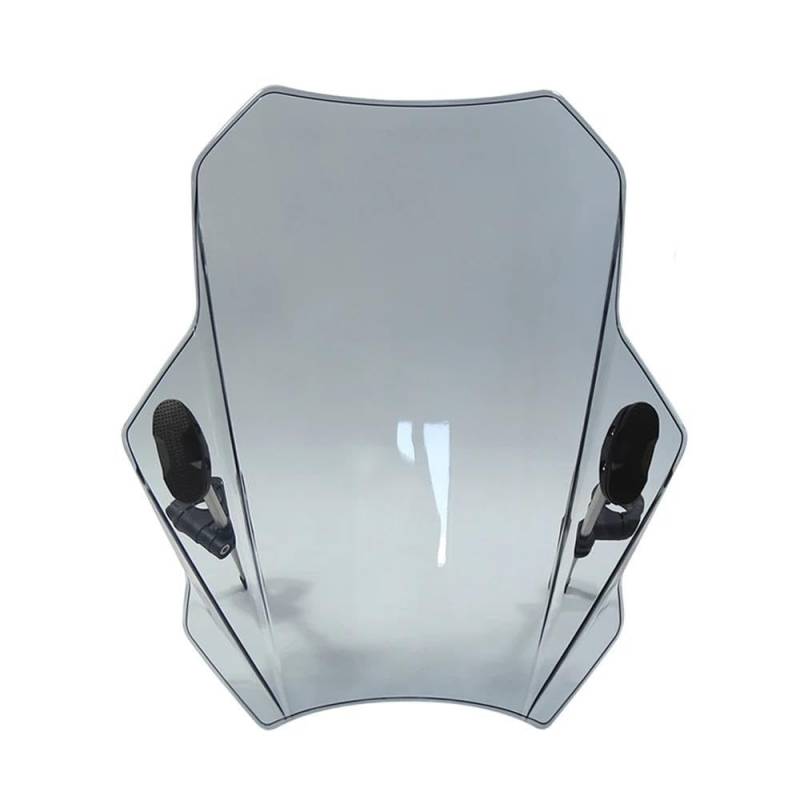 XARNUH Windschild Motorrad Für 700 CLX Motorrad Windschutzscheibe Abdeckungen Bildschirm Motorräder Deflektor Windschutzscheibe Spoiler Verkleidung Deflektor(Light Grey) von XARNUH