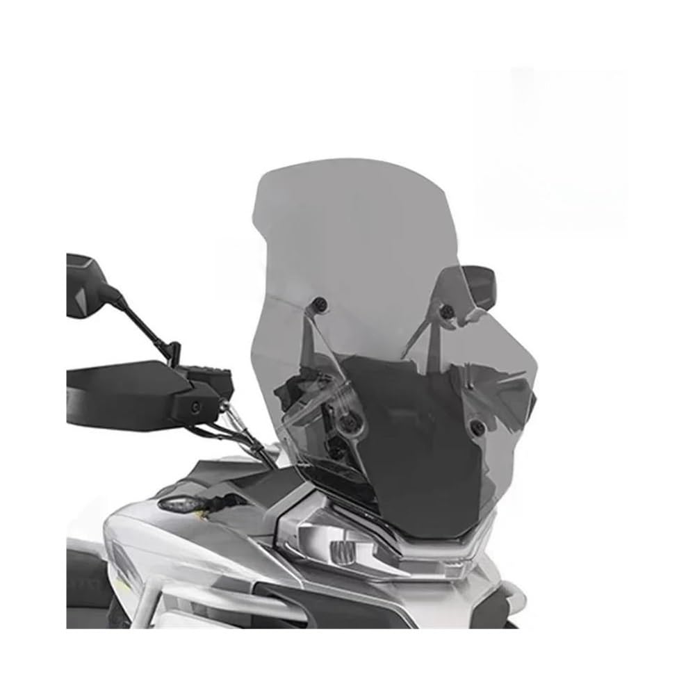 XARNUH Windschild Motorrad Für 800MT Motorrad Windschutzscheibe Windschutz Windabweiser Visier Windschutzscheibe Spoiler Verkleidung Deflektor(Gray 59CM) von XARNUH