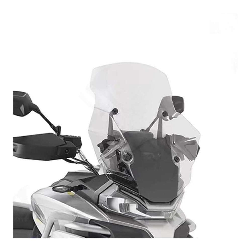 XARNUH Windschild Motorrad Für 800MT Motorrad Windschutzscheibe Windschutz Windabweiser Visier Windschutzscheibe Spoiler Verkleidung Deflektor(Transparent 54CM) von XARNUH