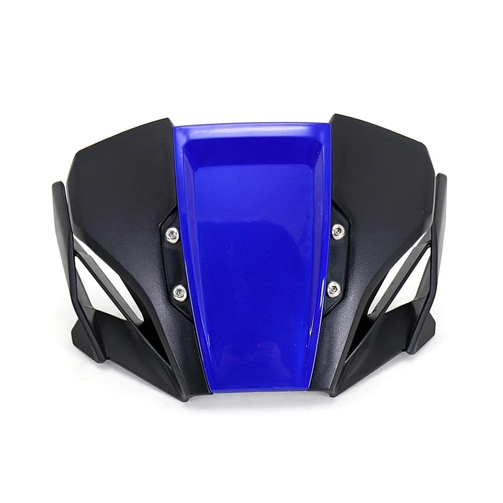 XARNUH Windschild Motorrad Für CB 650 2019-2022 Für CB1000R 2018-2020 Motorrad-Windschutzscheiben-Windabweiser-Kit Windschutzscheiben-Spoiler Verkleidung Deflektor(Blue) von XARNUH