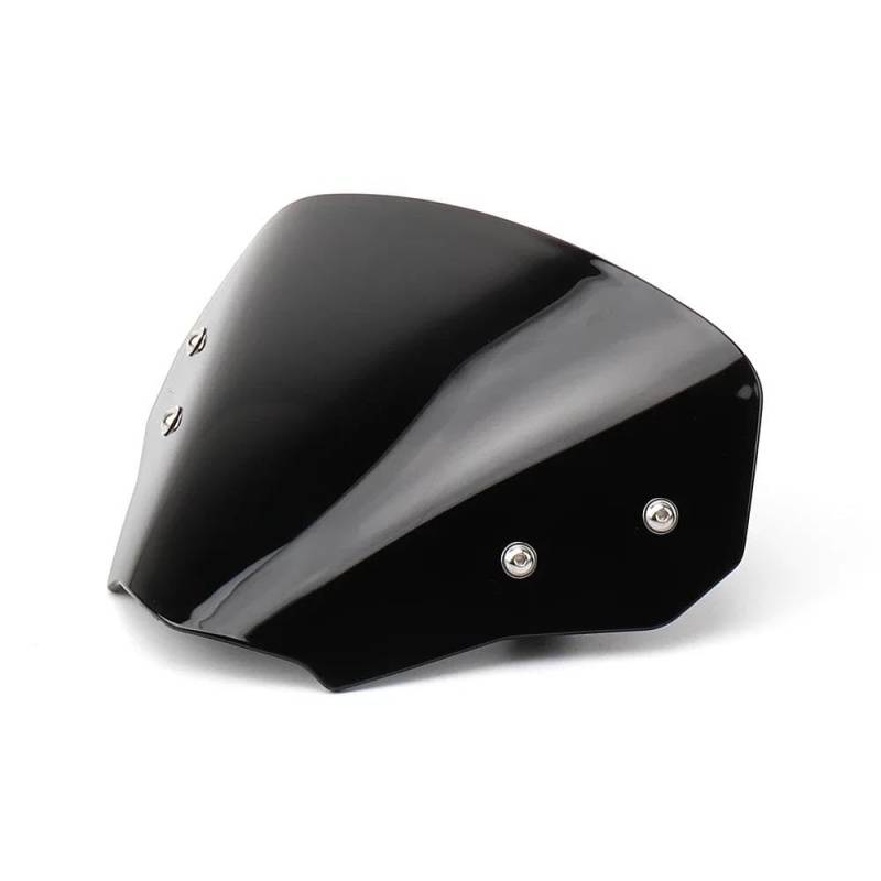 XARNUH Windschild Motorrad Für CB 750 Für Hornet 2023 Motorrad Frontscheibe Windschutz Visier Wind Bildschirm Spoiler Deflektor Verkleidung Deflektor(Black) von XARNUH