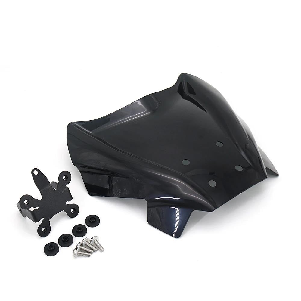 XARNUH Windschild Motorrad Für CB1000R Für CB650R 2019 2020 2018 Motorrad Windschutzscheibe Windabweiser Windschutz Verkleidung Schallwand Abdeckung Verkleidung Deflektor(Black) von XARNUH