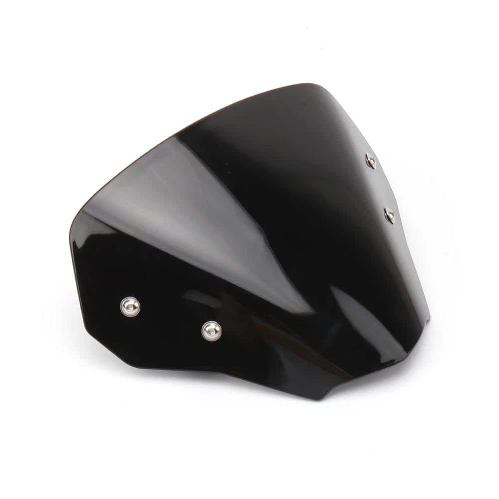 XARNUH Windschild Motorrad Für CB750 Für Hornet 2023 Motorrad Zubehör Windschutzscheibe Verlängerung Spoiler Windschutz Deflektor Verkleidung Deflektor(Black) von XARNUH