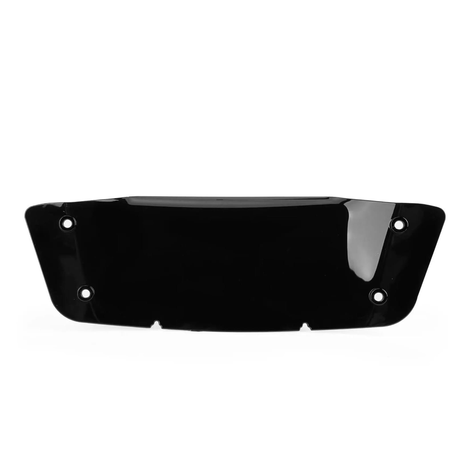 XARNUH Windschild Motorrad Für CVO Für Straße Für Glide Für FLHXSE Für Straße 2023 2024 Motorrad Welle Windschutzscheibe Windschutz Wind Splitter Verkleidung Deflektor(Black) von XARNUH