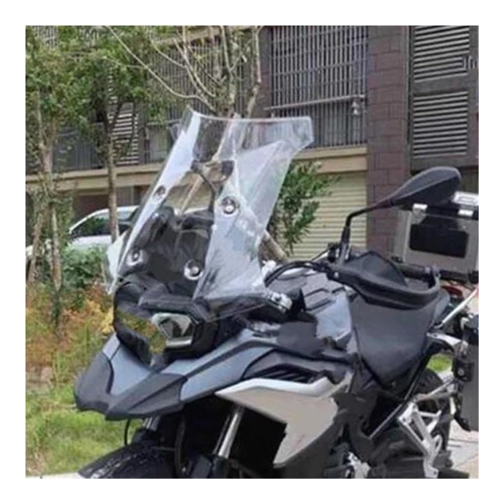 XARNUH Windschild Motorrad Für F750GS 2018-2023 Motorrad Windschutzscheibe Windschutz Erhöhte Windabweiser Befestigungshalterung Verkleidung Deflektor(Black) von XARNUH