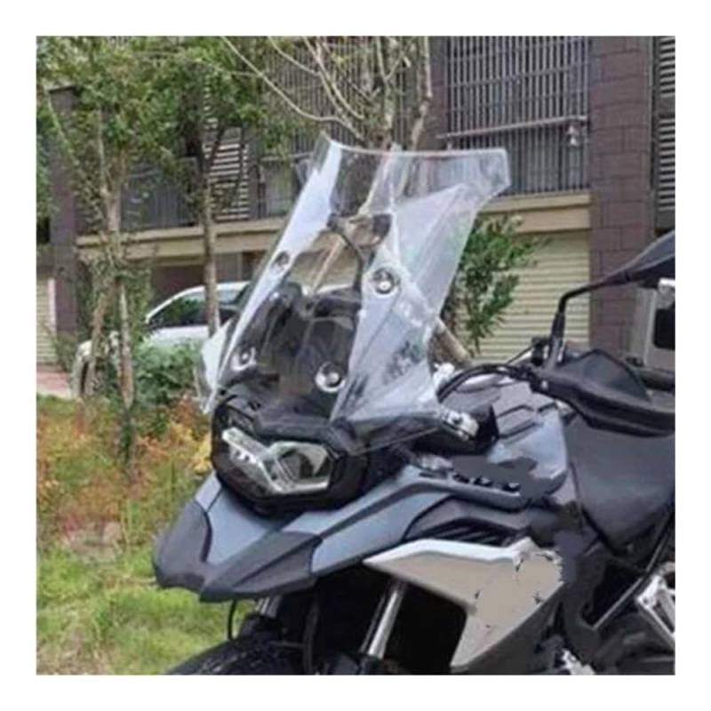 XARNUH Windschild Motorrad Für F750GS 2018-2023 Motorrad Windschutzscheibe Windschutz Erhöhte Windabweiser Befestigungshalterung Verkleidung Deflektor(Clear) von XARNUH