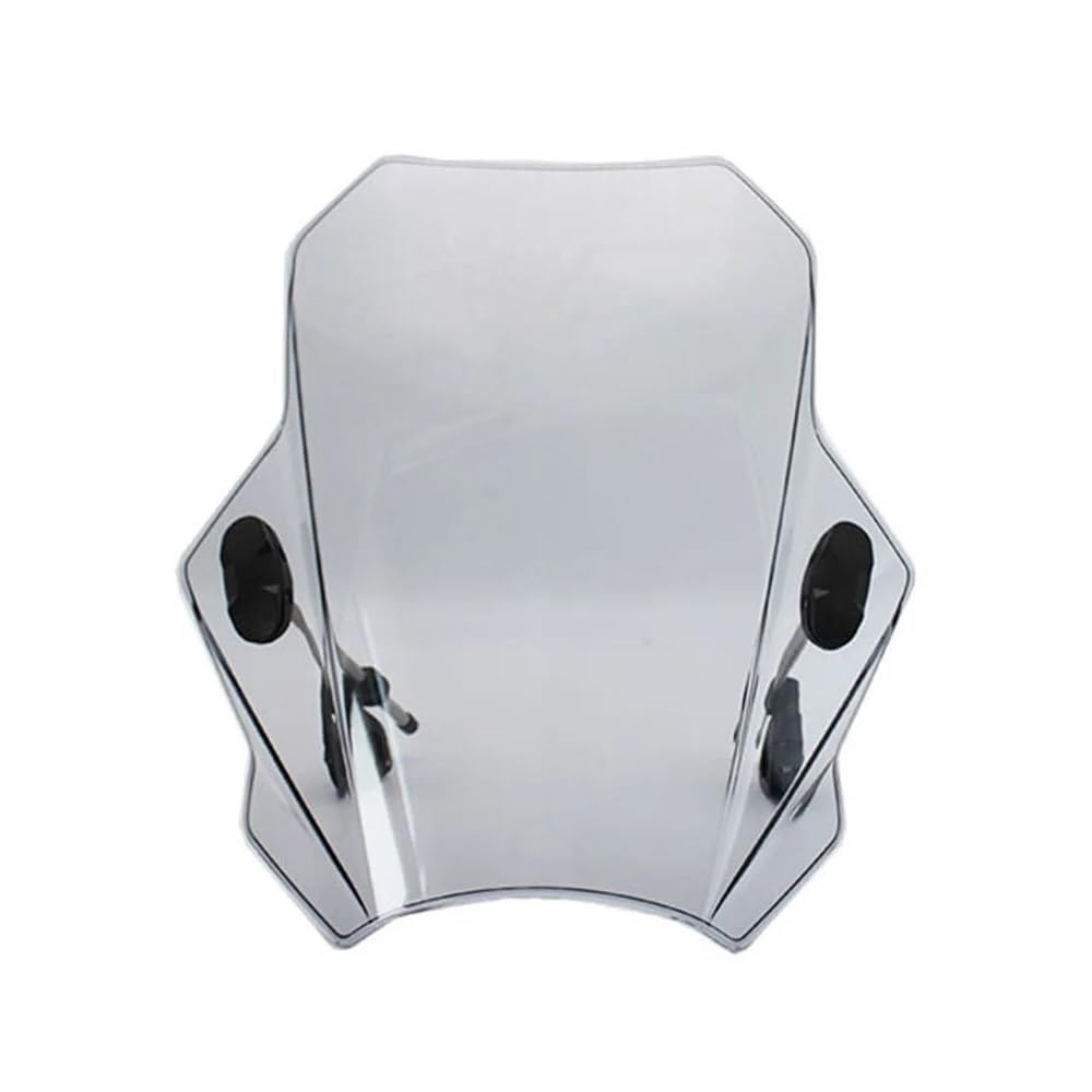 XARNUH Windschild Motorrad Für G310R Für R1150 Für F800R Motorrad Einstellbare Wind Bildschirm Windschutzscheibe Windschutzscheibe Spoiler Verkleidung Deflektor(Light Grey) von XARNUH