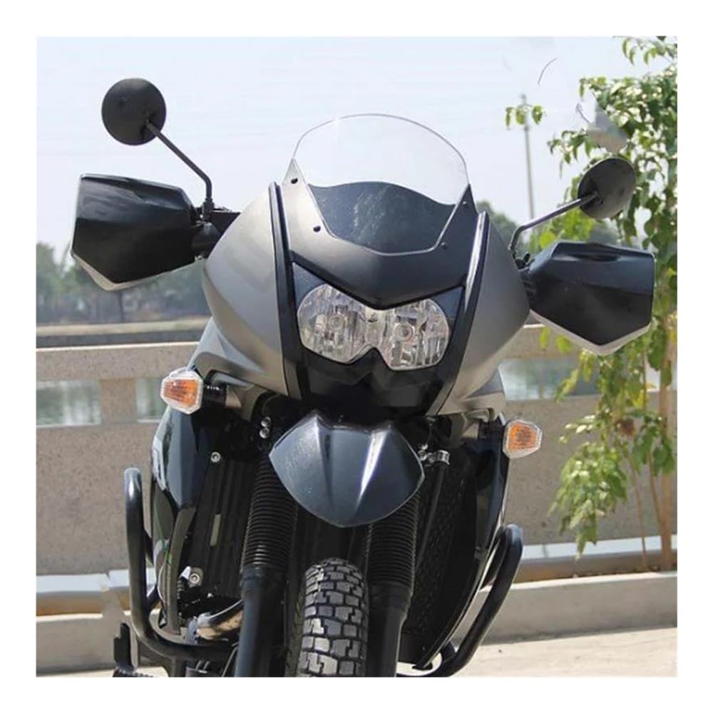 XARNUH Windschild Motorrad Für KLR650 2008 2015 2011 2012 2013 2014 Windschutzscheiben Motorrad FrontGlass Windschutzscheibe Windabweiser Verkleidung Deflektor(Transparent) von XARNUH