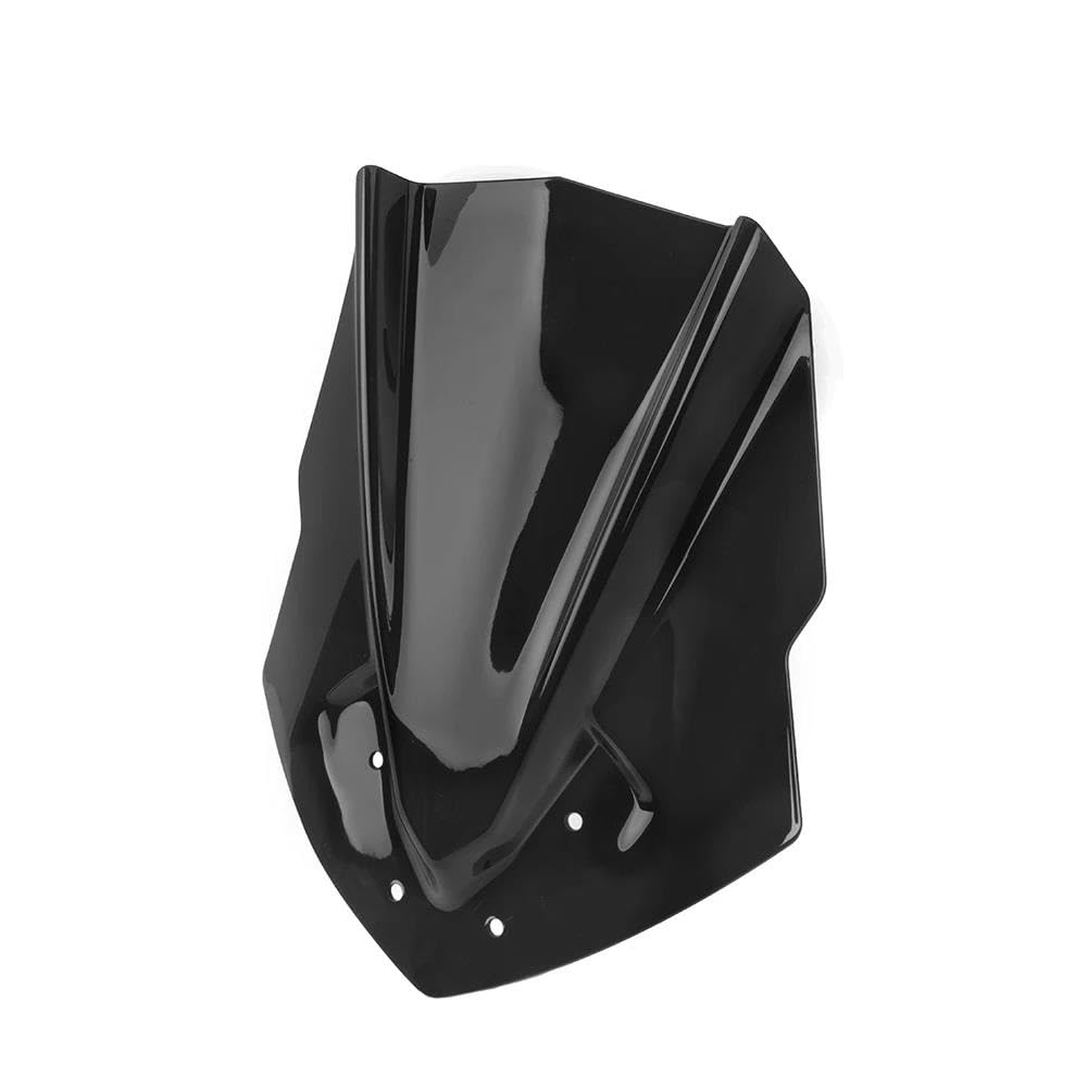 XARNUH Windschild Motorrad Für MT-125 2015-2019 Für Sport Für Touring Windschutzscheibe Windschutz Motorrad Windabweiser Bildschirm Verkleidung Deflektor(Black) von XARNUH