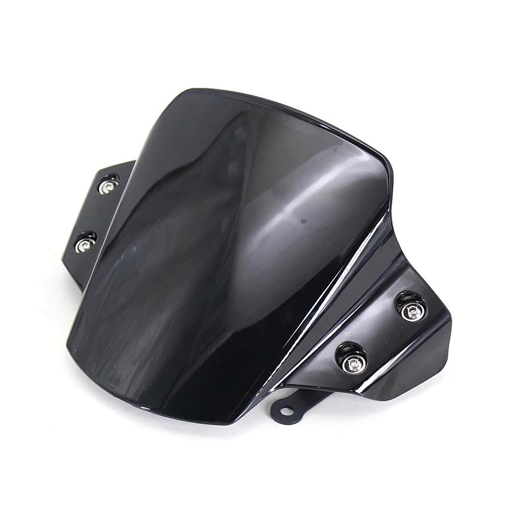 XARNUH Windschild Motorrad Für MT09 2021-2023 Winddicht Motorrad Windschutzscheibe Windschutz Windabweiser Wind Visier Motorrad Zubehör Verkleidung Deflektor(Black) von XARNUH