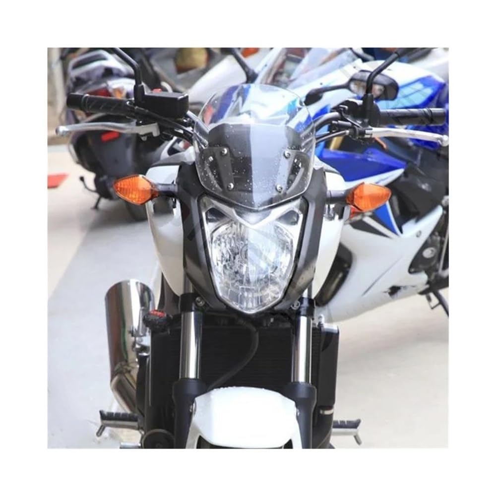 XARNUH Windschild Motorrad Für NC700S Für NC750S 2012 2013 2014 2015 2016 2017 2018 Windschutz Motorrad Windschutzscheibe Wind Bildschirm Deflektoren Verkleidung Deflektor(Transparent) von XARNUH