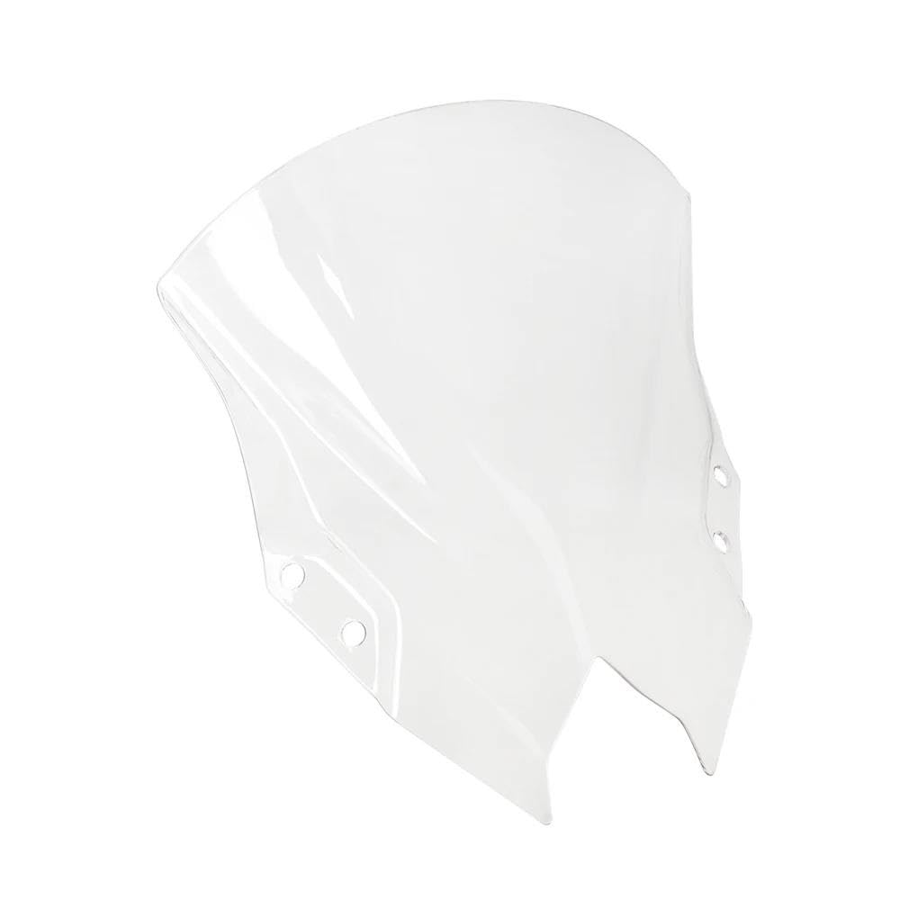 XARNUH Windschild Motorrad Für NI&nja 500 SE 2024 2025 Motorrad Frontspoiler Windschutz Windabweiser Verkleidung Deflektor(Transparent) von XARNUH