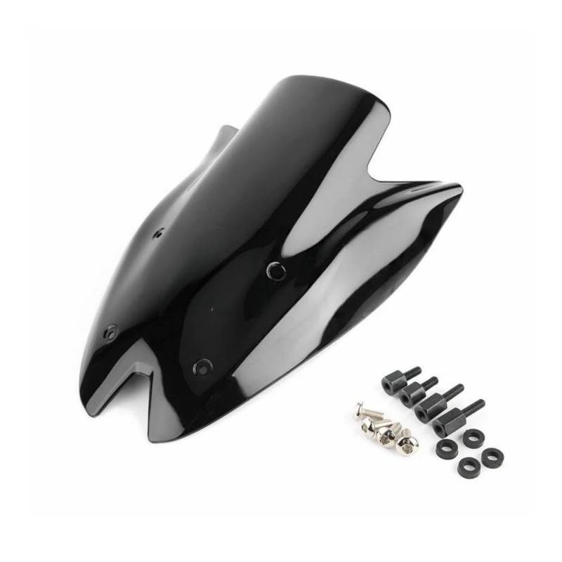 XARNUH Windschild Motorrad Für NI&nja Für Z1000 2010 2011 2012 2013 Windschutzscheibe Spoiler Motorrad Windschutzscheibe Windschutz Verkleidung Verkleidung Deflektor(Black) von XARNUH