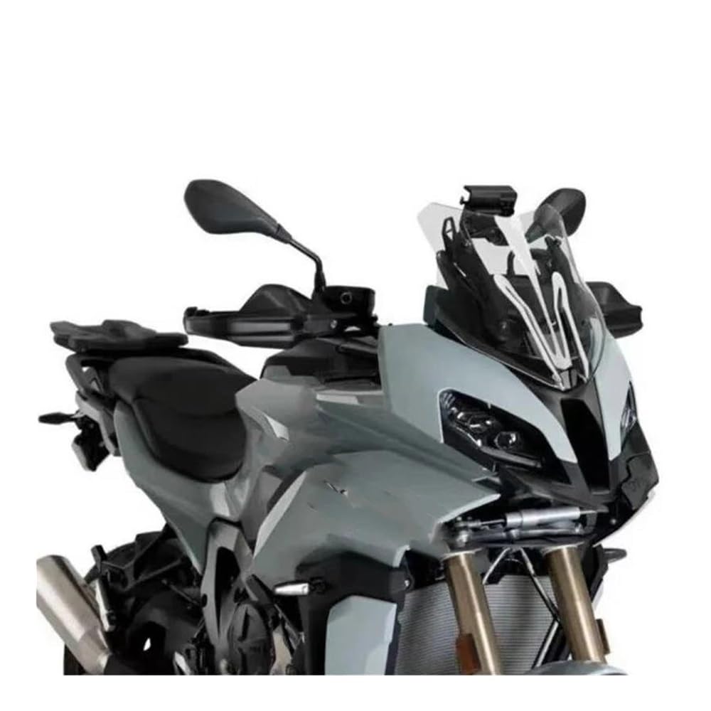 XARNUH Windschild Motorrad Für S1000XR 2020 2021 2022 2023 Erhöhung Der Frontblende Windschutzscheibe Windschutz Windabweiser Verkleidung Deflektor(375MM Transparent) von XARNUH