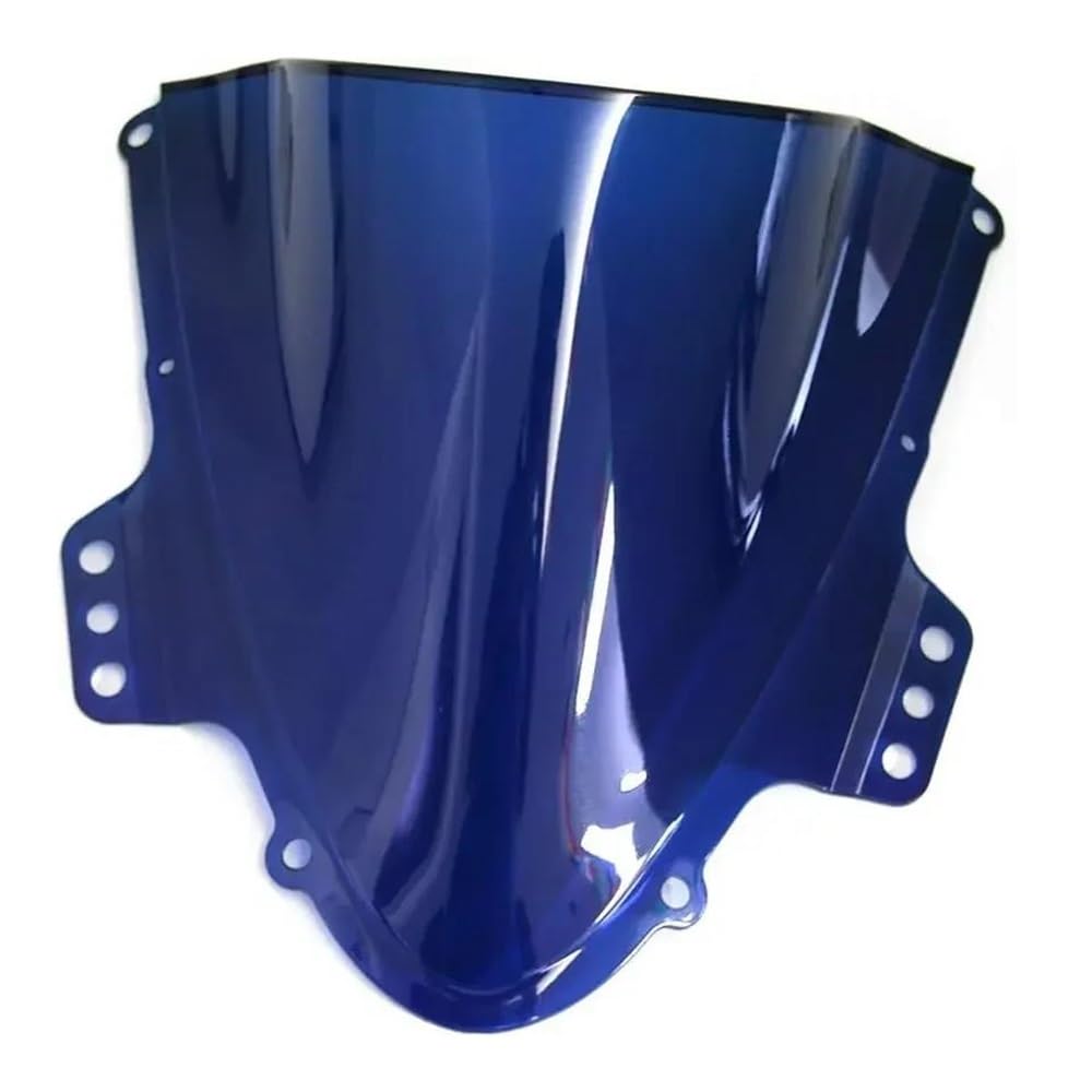 XARNUH Windschild Motorrad Für Suzuki Für GSX-R1000 Für K5 Für K6 2005-2006 Windschutzscheibe Windschutzscheibe Sicherheitsschutz Motorrad Verkleidung Deflektor(Blue) von XARNUH