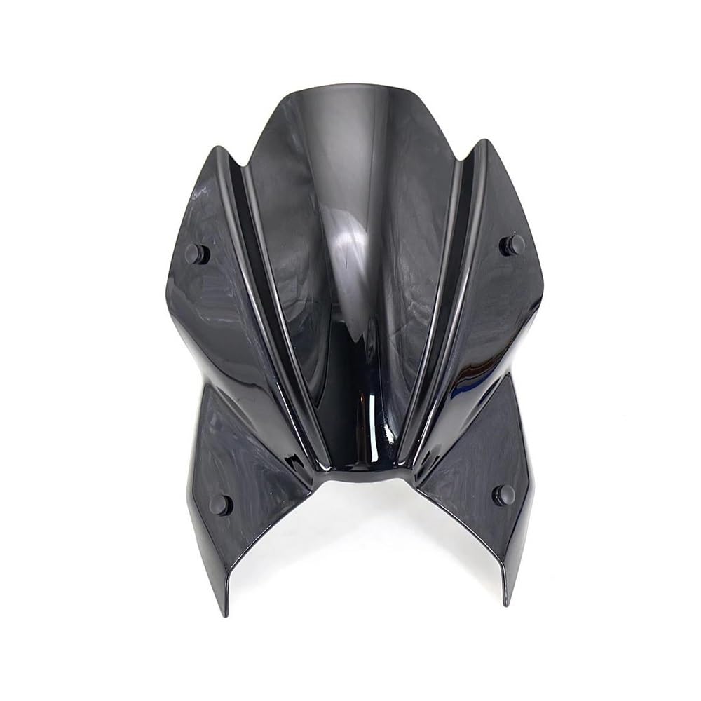 XARNUH Windschild Motorrad Für Suzuki Für GSXS 950 1000 2012 Motorrad Windschutzscheibe Winddicht Windschutz Einstellbare Windabweiser Verkleidung Deflektor(Black) von XARNUH