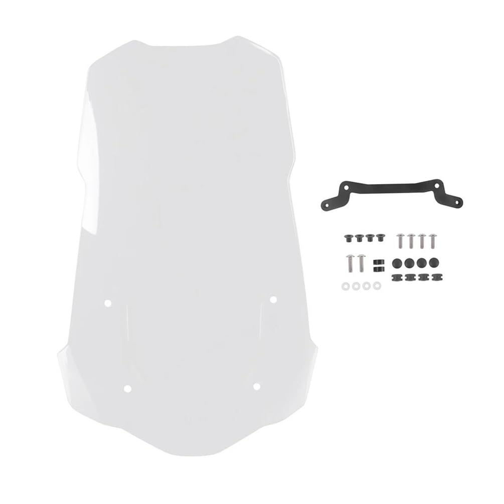 XARNUH Windschild Motorrad Für Tiger 900 GT Für Pro Für Low 2020-2023 Windschutzscheibe Windschutz Motorrad Windabweiser Bildschirm Zubehör Verkleidung Deflektor(Clear) von XARNUH