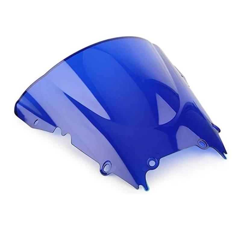 XARNUH Windschild Motorrad Für YZF 600 Für R6 Für YZ600 Für ZFR6 1998-2002 Motorrad Windschutzscheibe Windschutz Bildschirm Windabweiser Verkleidung Deflektor(Blue) von XARNUH