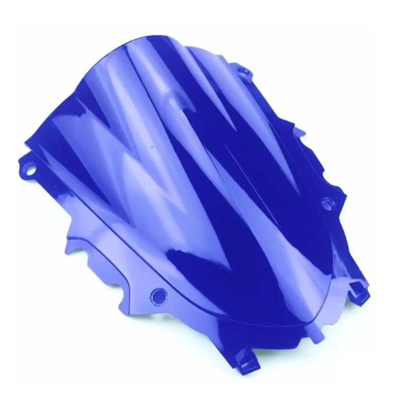 XARNUH Windschild Motorrad Für YZF Für R3 Für R25 2019-2024 Motorrad Windschutzscheibe Windschutzscheibe Motorrad Windschutzscheibe Verkleidung Deflektor(Blue) von XARNUH