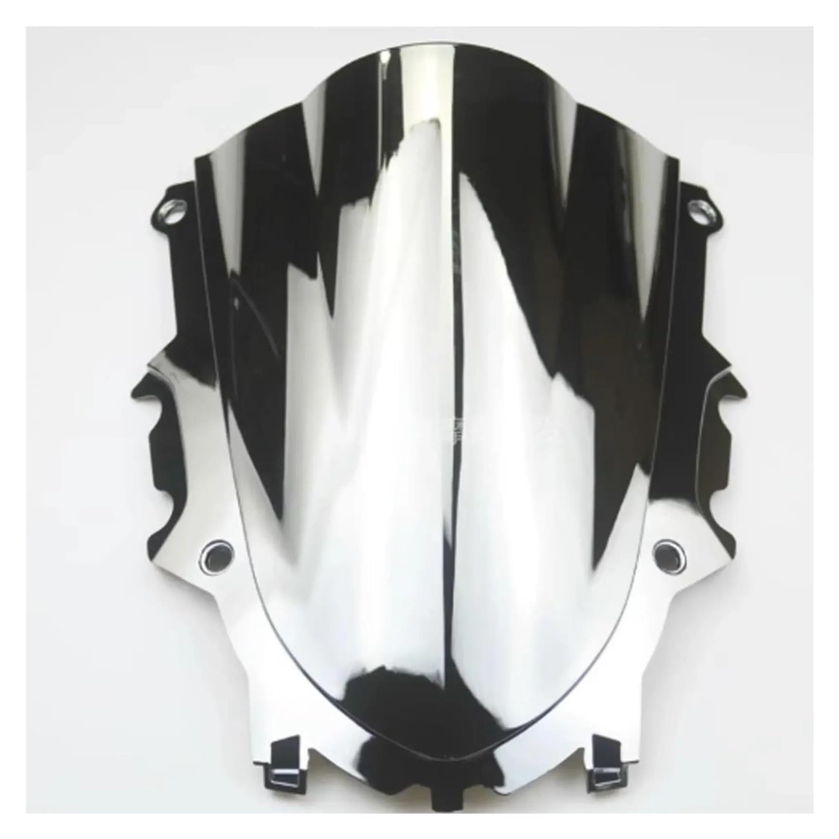 XARNUH Windschild Motorrad Für YZF Für R3 Für R25 2019-2024 Motorrad Windschutzscheibe Windschutzscheibe Motorrad Windschutzscheibe Verkleidung Deflektor(Chrome) von XARNUH