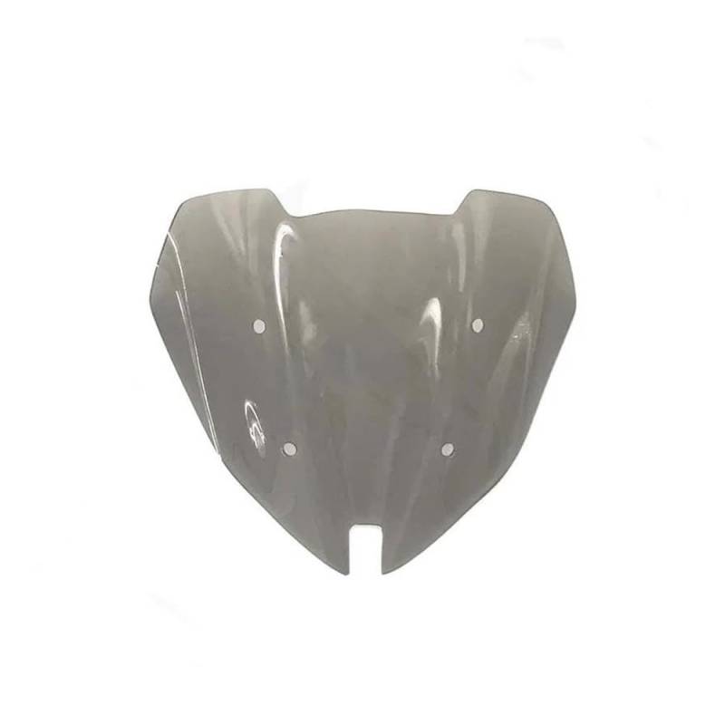 XARNUH Windschild Motorrad Für Z250 Für Z300 2013-2018 2014 2015 2016 2017 Windschutzscheibe Windschutz Windabweiser Motorrad Windschutzscheibe Verkleidung Deflektor(Gray) von XARNUH