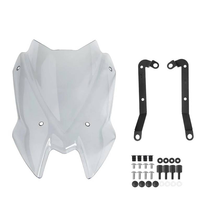 XARNUH Windschild Motorrad Für Z650 2020-2024 Windschutz Windschutz Motorrad Für Sport Wind Bildschirm Visier Deflektor Verkleidung Deflektor(Styles 1) von XARNUH