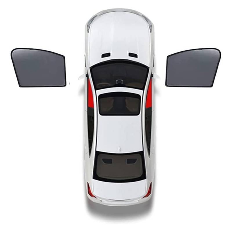 Auto Seitenfenster Sonnenschutz, für Citroen C-Elysee II (Phase I, 2012) 2012-2016 Auto Sonnenschutz,Autosonnenschutz Seitenfenster UV-Schutz Hitzeschutz,2Pcs-Front-Doors von XATHKJOE