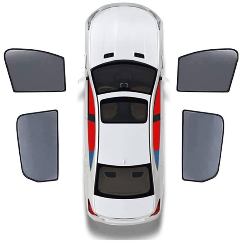 Auto Seitenfenster Sonnenschutz, für Citroen C3-XR I (Phase I, 2014) 2014-2018 Auto Sonnenschutz,Autosonnenschutz Seitenfenster UV-Schutz Hitzeschutz,4Pcs-Doors-Window von XATHKJOE