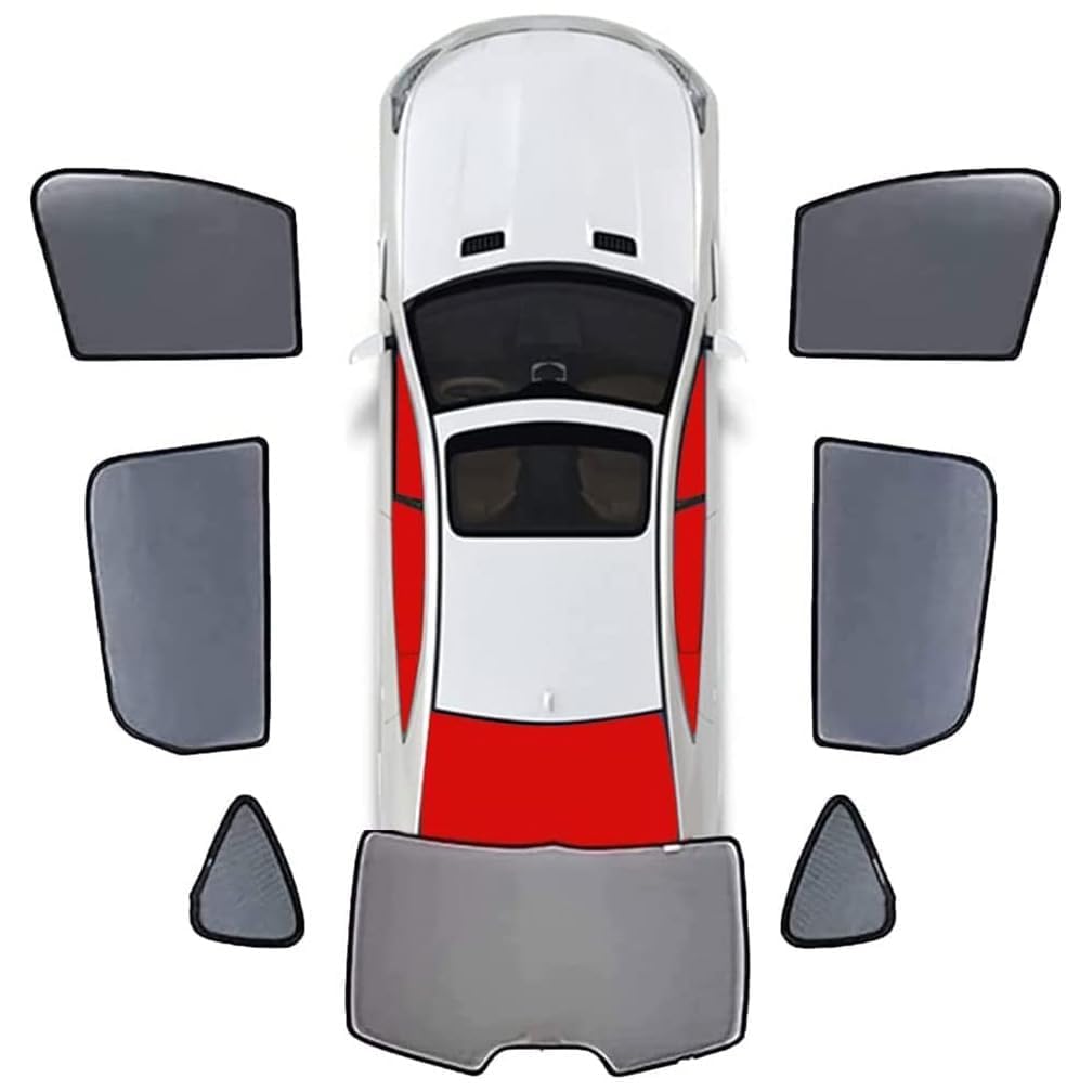 Auto Seitenfenster Sonnenschutz, für Citroen C5 II Sedan(Phase I, 2008) 2008-2012 Auto Sonnenschutz,Autosonnenschutz Seitenfenster UV-Schutz Hitzeschutz,7Pcs-wholecar von XATHKJOE