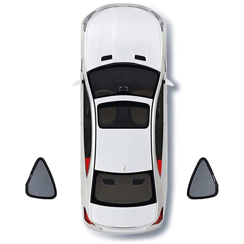 Auto Seitenfenster Sonnenschutz, für Citroen C5 II Sedan (Phase II, 2012) 2012-2017 Auto Sonnenschutz,Autosonnenschutz Seitenfenster UV-Schutz Hitzeschutz,2Pcs Triangular von XATHKJOE