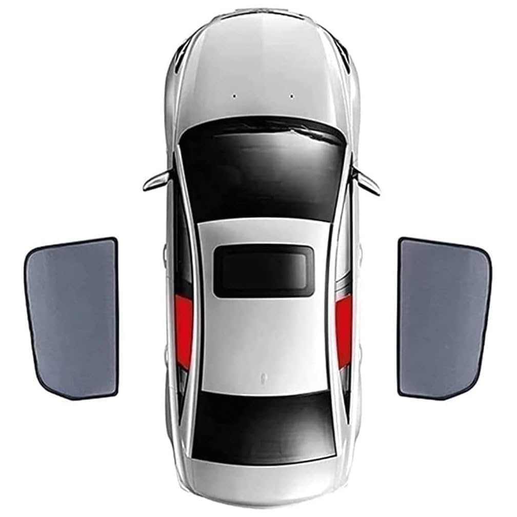 Auto Seitenfenster Sonnenschutz, für Ford Taurus VII (China, Facelift 2019) 2019-2022 Auto Sonnenschutz,Autosonnenschutz Seitenfenster UV-Schutz Hitzeschutz,2Pcs-Rear-Doors von XATHKJOE