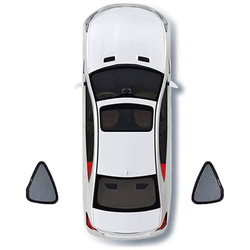 Auto Seitenfenster Sonnenschutz, für Mazda 6 II Sedan (GH, Facelift 2010) 2010-2012 Auto Sonnenschutz,Autosonnenschutz Seitenfenster UV-Schutz Hitzeschutz,2Pcs Triangular von XATHKJOE