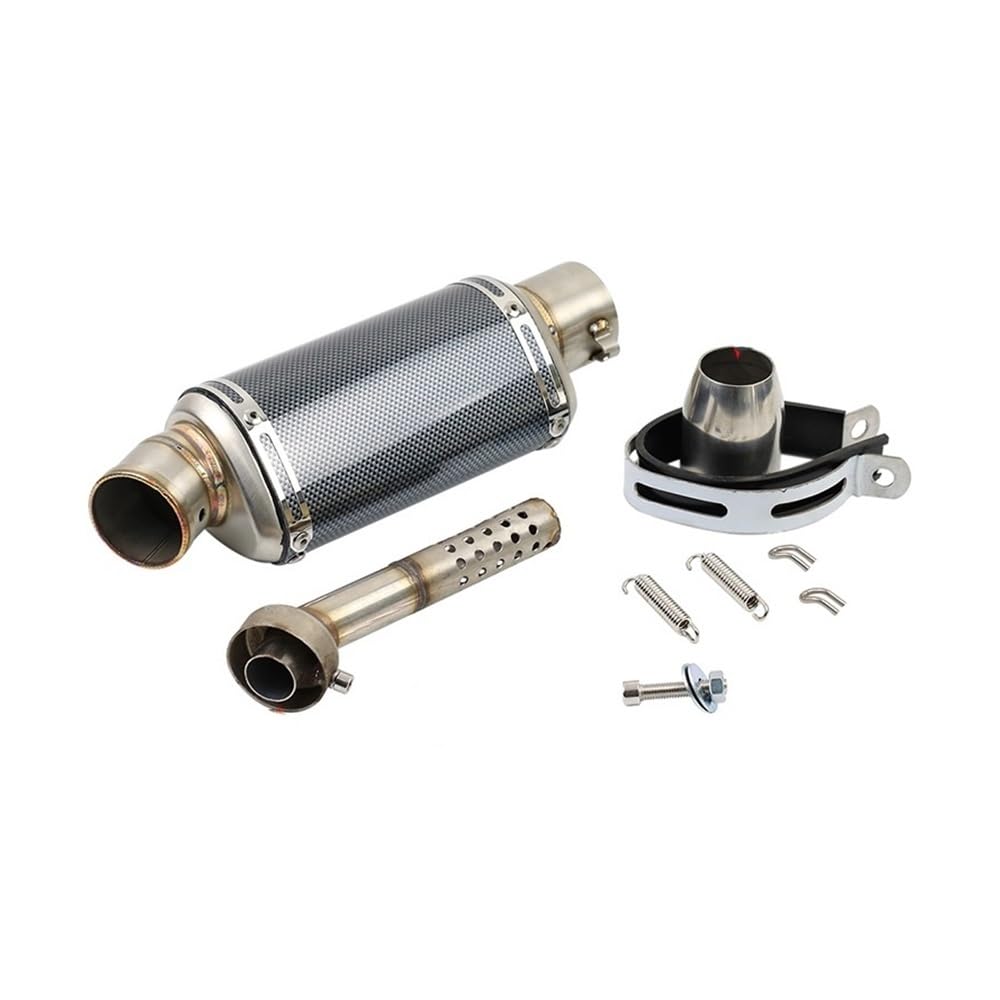 Moto Auspuffrohr 51MM Universal Motorrad Auspuff Endrohr ATV Motorrad 100cc-1000cc Roller Flucht DB Mörder von XAVIERAS