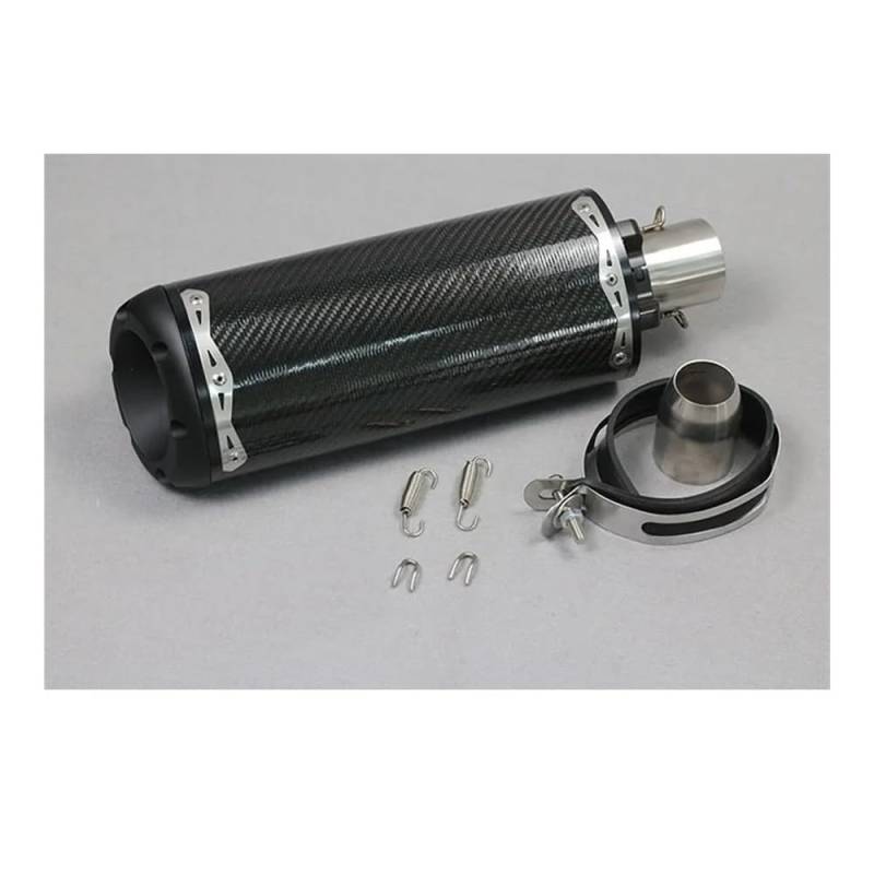 Moto Auspuffrohr 51mm Universal Motorrad Auspuff Schalldämpfer Auspuff Endrohr Flucht Moto Rohr Motorrad Auspuff Tipps Schalldämpfer Schalldämpfer Rohr von XAVIERAS