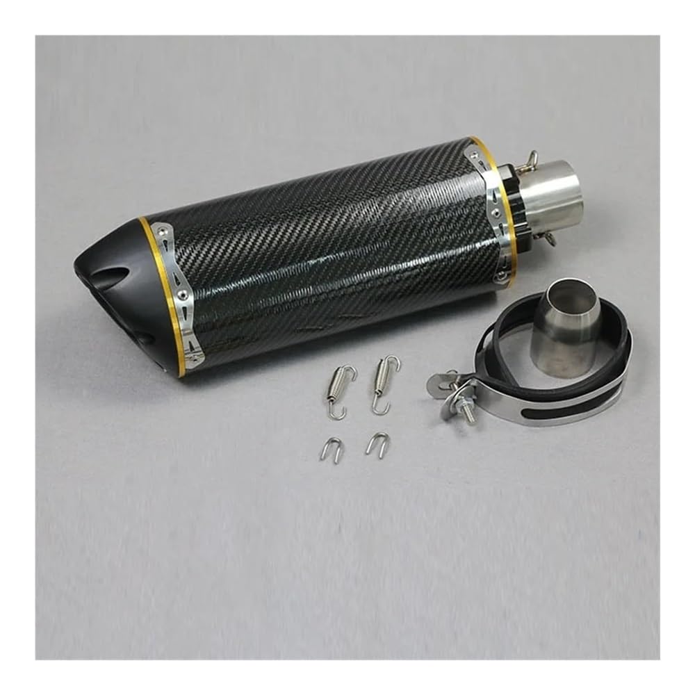 Moto Auspuffrohr 51mm Universal Motorrad Auspuff Schalldämpfer Auspuff Endrohr Flucht Moto Rohr Motorrad Auspuff Tipps Schalldämpfer Schalldämpfer Rohr von XAVIERAS