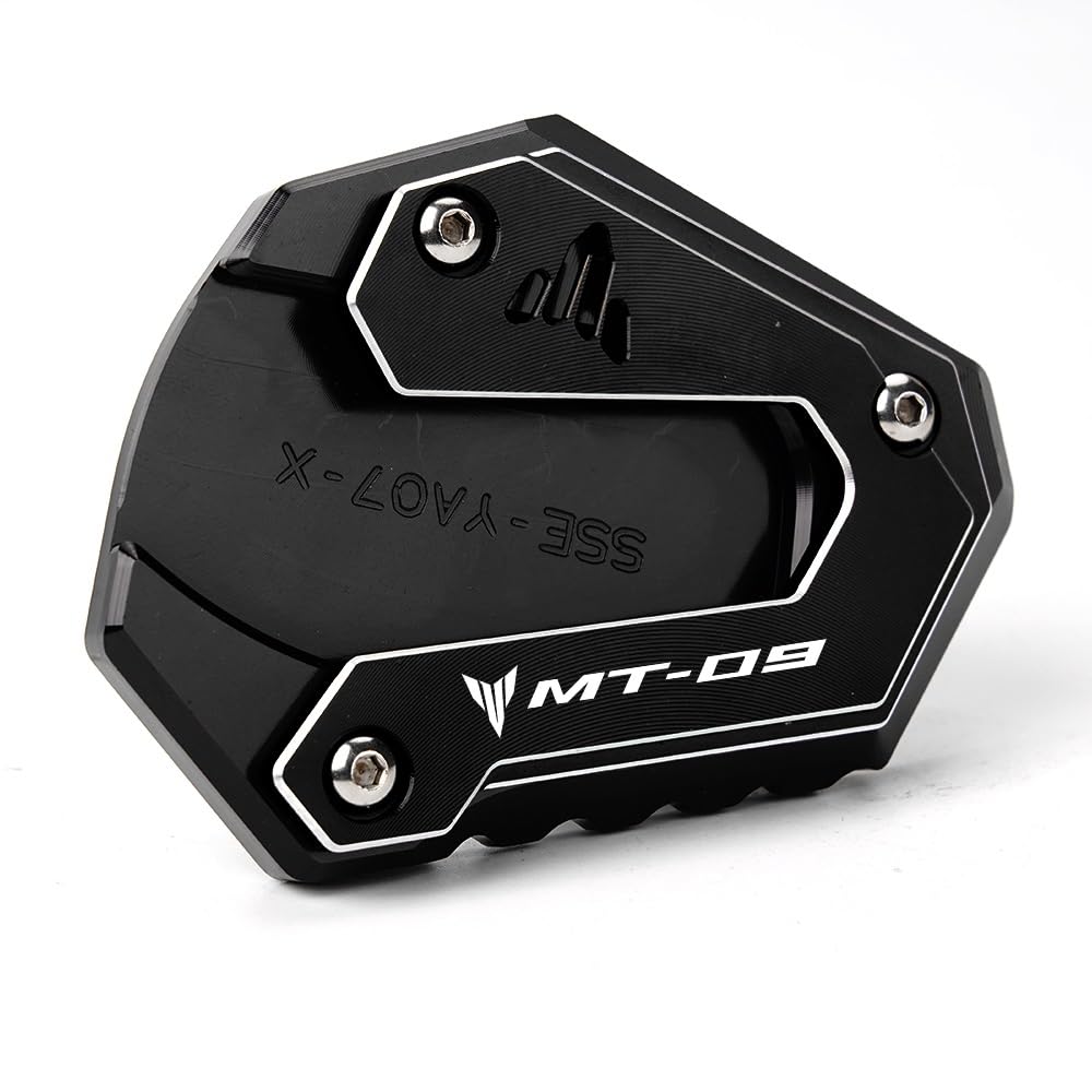 Motorrad Ständer Fuß Für Yam&aha MT09 SP 2023 MT 09 2022 Tracer MT-09 SP FZ09 2015-2023 Motorrad Kickstand Fuß Seite Stehen Verlängerung Pad Schlüsselanhänger von XAVIERAS