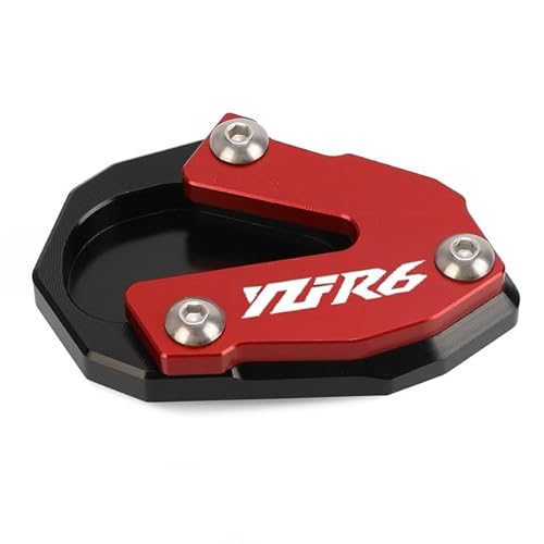 Motorrad Ständer Fuß Motorrad CNC Kickstand Fuß Seitenständer Verlängerung Pad Stützplatte Vergrößern Ständer Für Yam&aha YZF-R6 YZF R6 YZFR6 YZF R7 YZFR7 von XAVIERAS