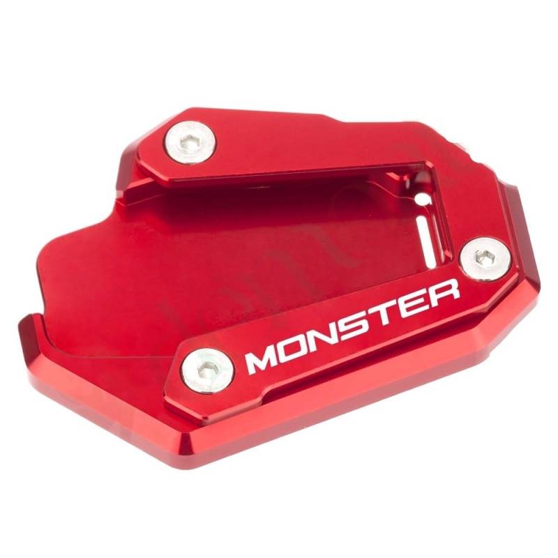 Motorrad Ständer Fuß Motorradzubehör Für Du&Cati 1200R/S 1200 Monster821 Fußseitenständer Vergrößerungsplatte Kickstand Extension Pad von XAVIERAS