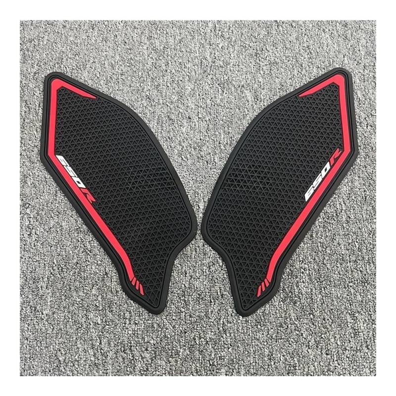 Motorrad Tank Aufkleber Für CBR650R CB650R 2019-2023 Seite Kraftstoff Tank Pad Tank Pads Schutz Aufkleber Aufkleber Gas Knie Grip Traktion Pad Tankpad von XAVIERAS