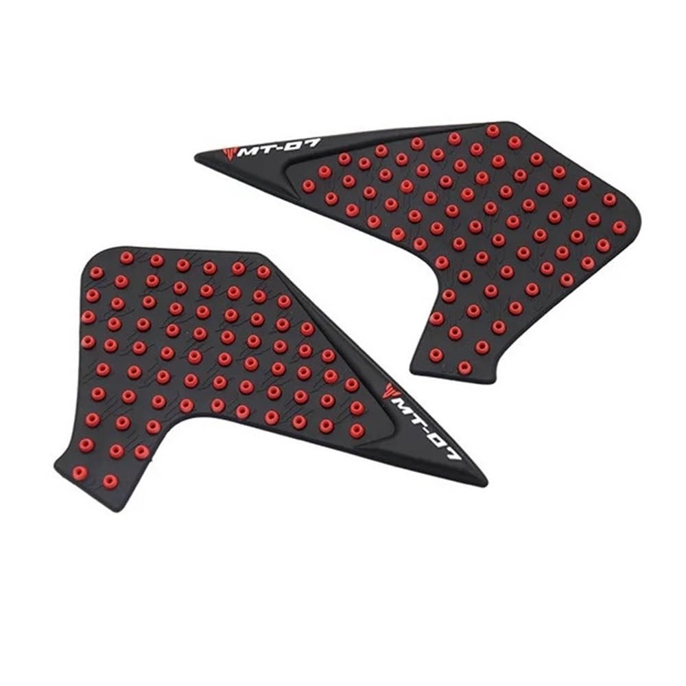 Motorrad Tank Aufkleber Für Yam&aha MT-07 MT 07 2018-2020 Schutz Anti Slip Tank Pad Aufkleber Gas Knie Grip Traktion Seite Pad Aufkleber Moto Zubehör von XAVIERAS