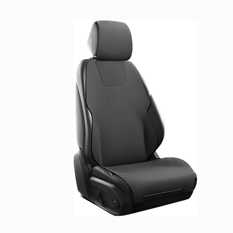 XBDHDBS Auto Sitzbezüge für Ford Escape 2020-2023,Allwetter Komfortables Wasserdicht Wildleder Autositzschoner Innenraum Zubehör,A-Black von XBDHDBS
