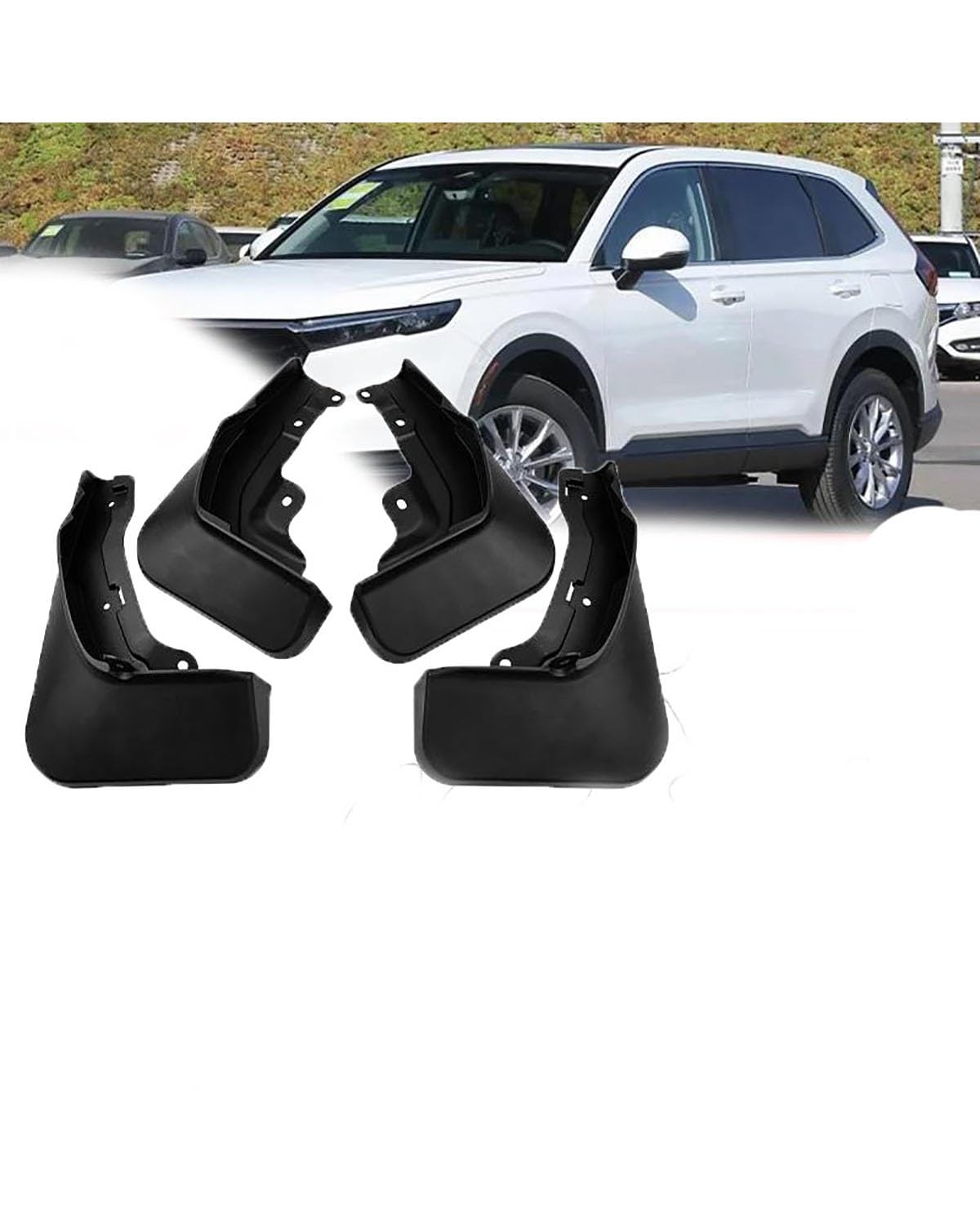 Auto Mudguard Für CRV Für CR-V Für RS Schmutzfänger 2023 2024 Spritzschutz Schmutzfänger Vorne Hinterräder Kotflügel Autozubehör Auto Fender von XBDYGS