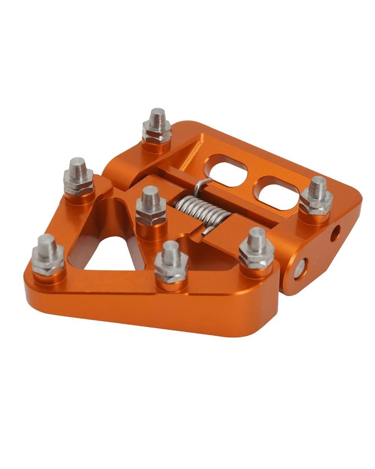 Fußrasten Pedale Auflager Motorrad Hinten Klapp Bremse Fuß Pedal Für FC TC TE FE TX FX 125 150 250 300 350 450 501 2016-2022 Motorradpedal Fußraste(Orange) von XBDYGS