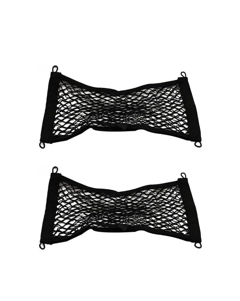 Gepäcknetz Ablagenetz 2pc Auto Stamm Gepäck Gepäck Net Innen Trim Ordentlich Elastische 25x40 cm Schwarz Auto Lagerung Net Mesh Tasche Für Auto Gepäck Auto Aufbewahrungsnetz von XBDYGS