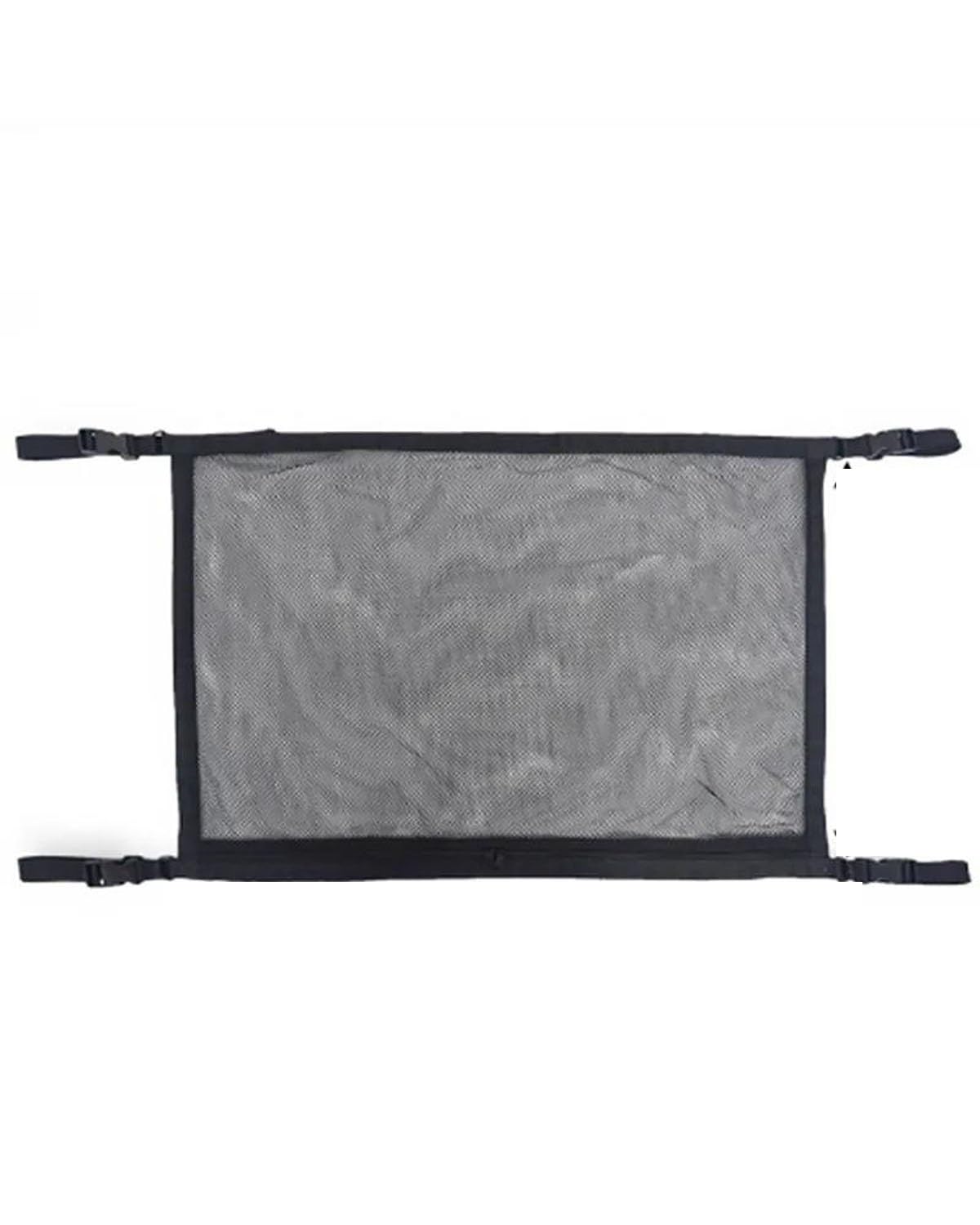 Gepäcknetz Ablagenetz 80X60 Auto Decke Dach Innen Cargo Zipper Net Universal Lagerung Tasche Kleinigkeiten Organizer Einstellbare Mesh Tasche Auto Aufbewahrungsnetz(70x50cm) von XBDYGS