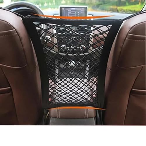 Gepäcknetz Ablagenetz Auto Innen Kofferraum Sitz Zurück Elastische Mesh Net Auto Styling Lagerung Tasche Tasche Käfig Gitter Tasche Auto Zubehör Auto Aufbewahrungsnetz(2 Layers 2 Sides) von XBDYGS