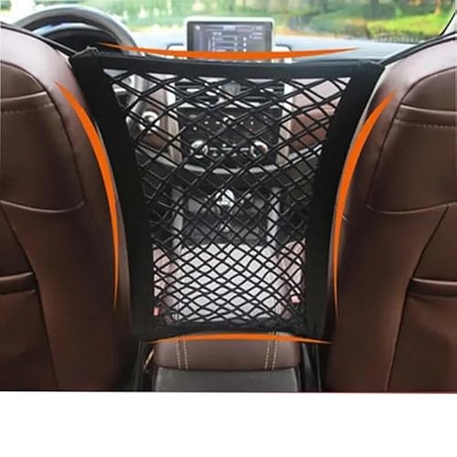 Gepäcknetz Ablagenetz Auto Innen Kofferraum Sitz Zurück Elastische Mesh Net Auto Styling Lagerung Tasche Tasche Käfig Gitter Tasche Auto Zubehör Auto Aufbewahrungsnetz(2 Layers 4 Sides) von XBDYGS