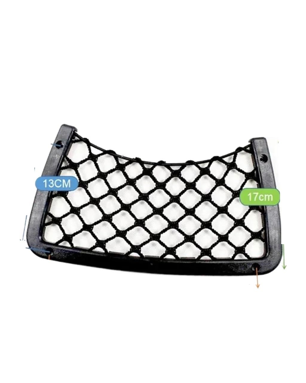 Gepäcknetz Ablagenetz Auto Zurück Hinten Universal Mesh Stamm Sitz Elastische String Net Magie Aufkleber Lagerung Tasche Käfig Auto Organizer Sitz Zurück Tasche Auto Aufbewahrungsnetz(32X17CM 1PCS) von XBDYGS