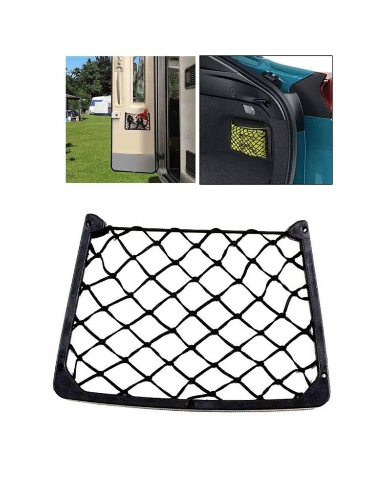 Gepäcknetz Ablagenetz Für Auto RV Home Marine Auto Zubehör Rückenlehne Von Auditorium Sitz Universal Gerahmte Stretch Mesh Net Tasche Telefon Lagerung Tasche Auto Aufbewahrungsnetz(C) von XBDYGS