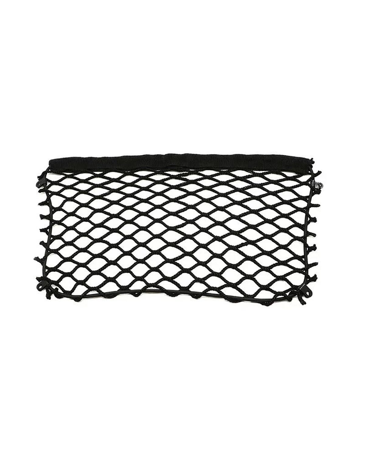 Gepäcknetz Ablagenetz Organizer Gepäckaufbewahrung Cargo Moto Net Mesh Case Auto Aufbewahrungsnetz(1Nets 5Hooks) von XBDYGS